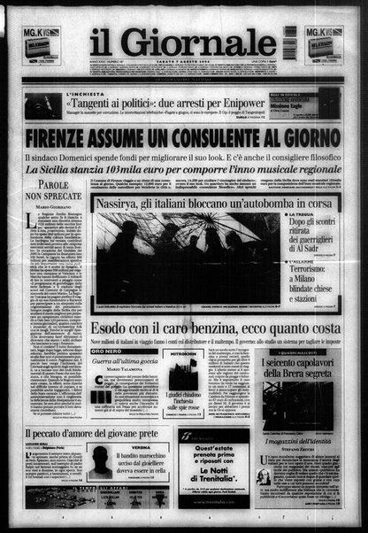 Il giornale : quotidiano del mattino